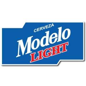  Modelo Light Beer Label Car Bumper Sticker Decal 6x3 