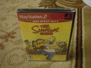 The Simpsons Game (Sony PlayStation 2, 2007) 014633153996  