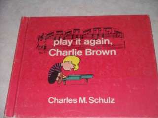 play it again Charlie Brown Schultz 1968 1st Print HB  