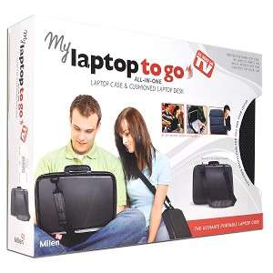   in One Cushioned Portable LapDesk & Notebook Case 717166076991  