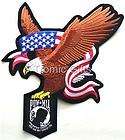 Eagle POW MIA USA Flag Motorcycle Patch LG TG8469