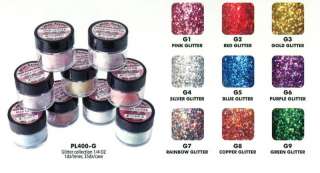 Glitter Colored Acrylic Powders   Mia Secret Nails  