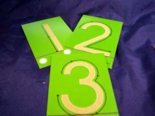 Sandpaper Numbers Montessori Writing Tactile Autism 0 9  