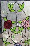   screen nice room divider or privacy piece with attractive floral glass