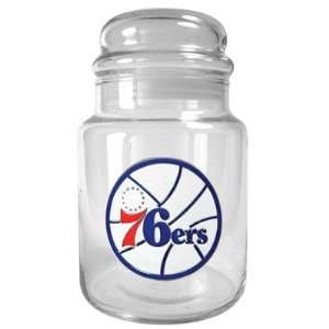   GJB22 NBA 31oz Glass Candy Jar   Primary Logo