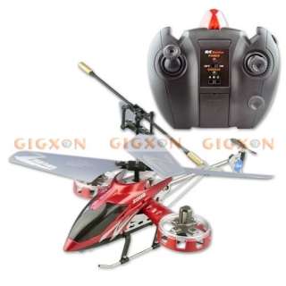 GYRO Mini Radio Control 4 Channel Helicopter Z008 Red  