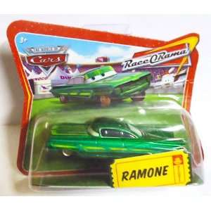 Disney Pixar CARS RAMONE GREEN RACE O RAMA series (155 scale) RARE 