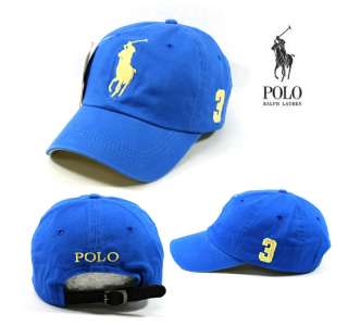   Golf Tennis Outdoor Hat Blue with Light Yellow Big Logo BP04  