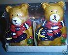 Cute Holiday Collection Pearlized Bear Salt & Pepper Shakers  