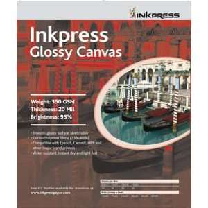   Inkpress Inkjet Glossy Canvas Paper 11x17 50 Sheets