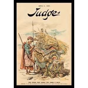 Judge Magazine The Straw that Broke the Camels Back   Paper Poster 