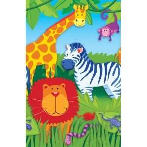  Jungle Animals Paper Table Cover   54x102 Everything 
