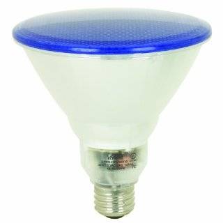   20 Watt PAR 38 Outdoor Compact Fluorescent Light Bulb, Blue