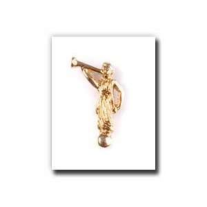 com Angel Moroni Tie Tack (Gold)   Gold Color Angel Moroni Lapel Pin 
