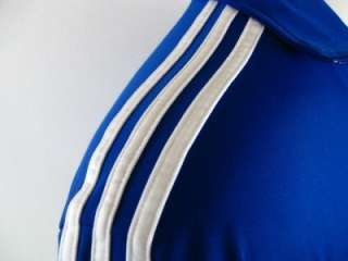   Mens Large L Firebird Soccer Track Top Jacket Royal Blue White  