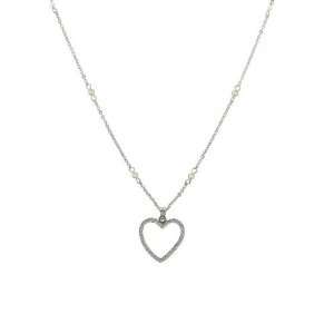  Amore Heart & Pearl Necklace 