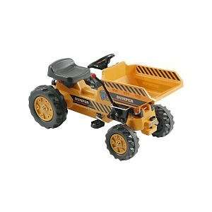  Kalee Pedal Tractor with Dump Bucket in Yellow Toys 