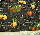 Red Waverly Citrus Grove FRUIT Scallop Valance CURTAINS  