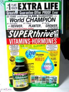 Superthrive For Plant Health Vitamins Hormones 1 oz  