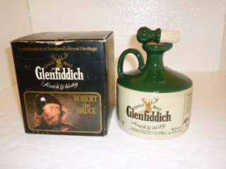GLENFIDDICH SCOTCH MARY QUEEN OF SCOTS WHISKY SINGLE MALT DECANTER 
