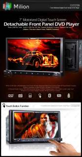   Screen Detachable Front Panel AVI/DVD//VCD/CD Player