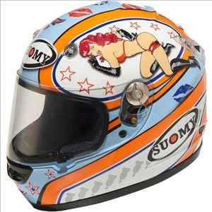  Suomy Vandal Pin Up Full face Motorcycle Helmet Size 