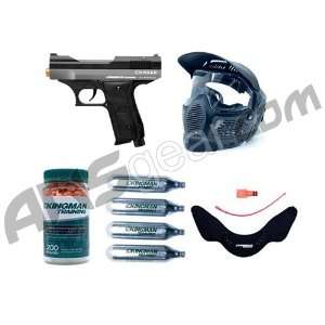   43 Caliber Paintball Pistol Players Pack   Silver