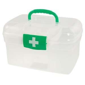   White Plastic Medicine Pill Storage Health Box