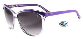   bikini kill sunglasses frame lavender clear fade lenses grey gradient