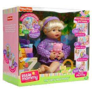 Fisher Price Little Mommy My Very Real Baby Doll 150+ Actions Phrases 