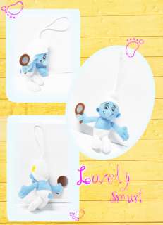 New Smurfs Figure Peyo Smurf Plush Doll Toy 3.5 qiu  
