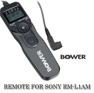 BOWER LCD Timer Remote for SONY RM L1AM A850 A900 A700  