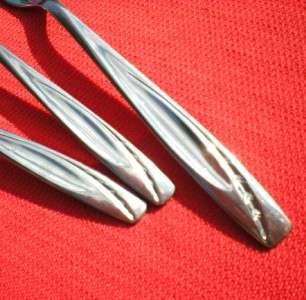 Rogers LAWNCREST Stainless 4 Fruit / Grapefruit Spoons  