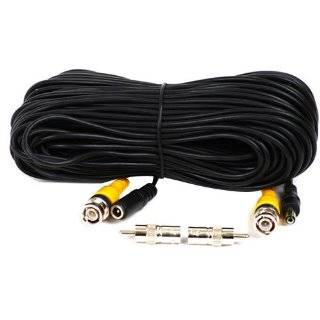 VideoSecu 100 Feet Video Power BNC RCA Cable for CCTV Security Cameras 
