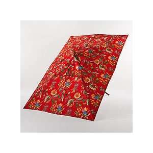  Red Palampur Rectangular Umbrella Patio, Lawn & Garden