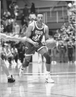 1993 Lawrence Funderburke Ohio State University Dribbling The Ball 