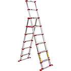   xtend climb self standing aluminum step ladder telescoping stepladder