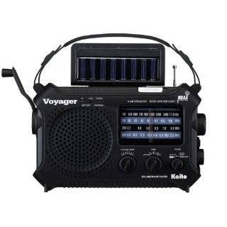 Kaito Electronics Inc. KA500BLK Voyager Solar/Dynamo Emergency Radio 