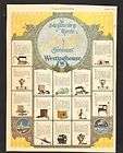 1925 Print Ad Westinghouse waffle iron percolator stove