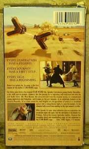 The Phantom Menace STAR WARS Movie VHS FREE U.S. SHIPPING 024543000921 