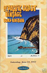 Pacific Coast Vintage Surf Auction Catalog 97 Severson  