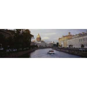 Buildings Along Moika River, St. Isaacs Cathedral, St. Petersburg 