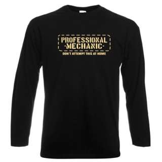 Fun long sleeve T Shirt from our Professional Trades range, great for 