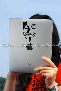 Mask iPad decal Laptop skin Tablet vinyl Sticker Skins  