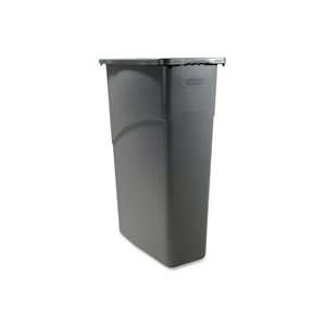 RCP354000BK Rubbermaid Commercial Products Slim Wastebasket 