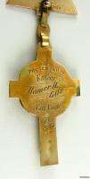 KNIGHTS TEMPLAR   10k Gold Antique Masonic York Rite Vintage Cross 