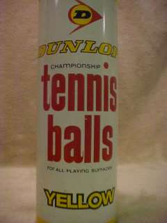 VINTAGE DUNLOP TENNIS BALLS ADVERTISING THERMOS IN GREAT CONDITION 