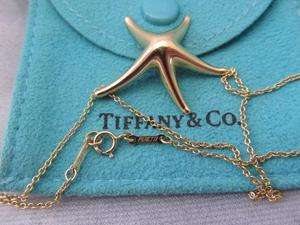 Tiffany & Co 18K Gold Elsa Peretti Starfish Necklace  
