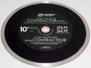 10 Diamond Blade for Porcelain and Hard Tile Cutting  