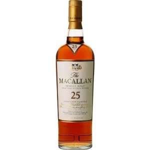   Macallan 25Yr Single Malt Scotch Whisky 750ml Grocery & Gourmet Food